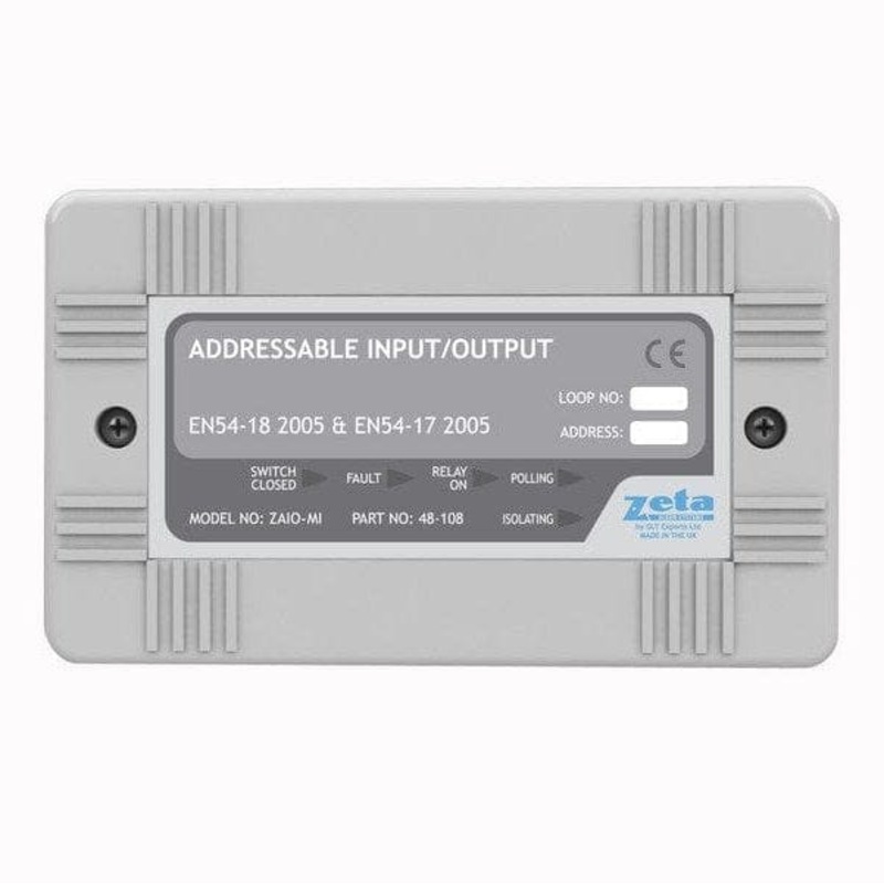 Zeta Fyreye MKII Addressable Input/Output Module with S/C Isolator – ZAIO-MI
