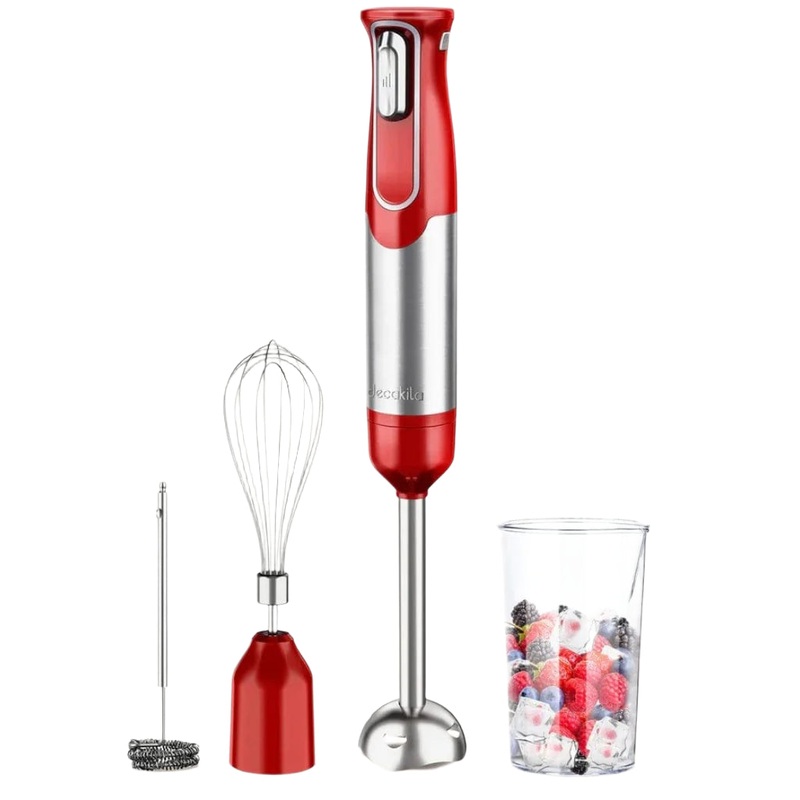 Decakila 5 in 1 Cordless Hand Blender Set 100W – KMJB021R & KMJB021B