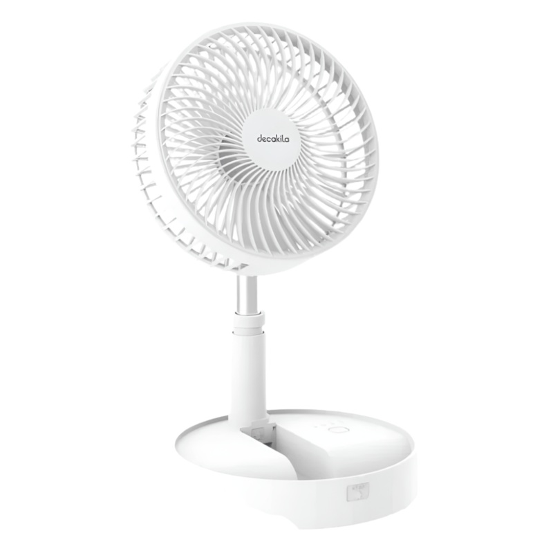 Decakila Rechargeable Mini Telescopic Fan – KMFC014W