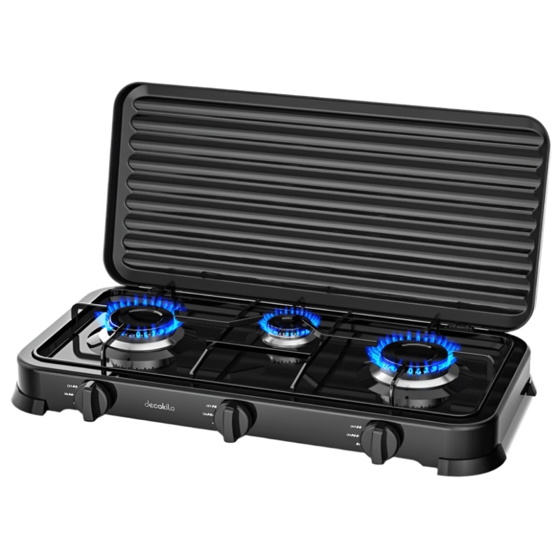 Decakila Triple Burner Gas Stove – KMGS009B