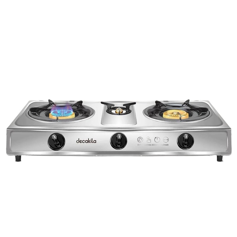 Decakila Triple Burner Table Top Gas Stove – KMGS014M