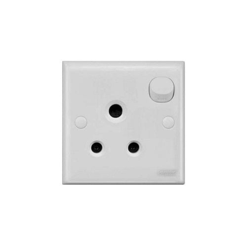 Schneider 15A Single Switched Socket – E30 Series