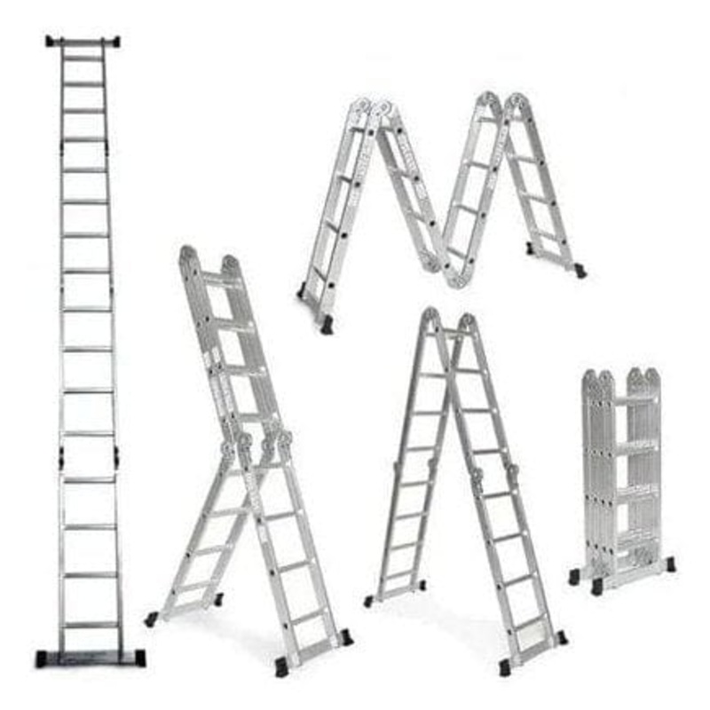 Total Multi-Purpose Aluminum Ladder 4×4 – THLAD04441