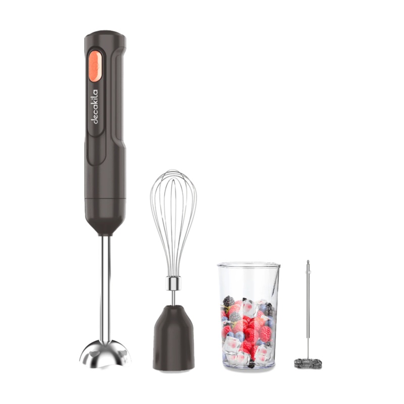 Decakila 4 in 1 Cordless Hand Blender Set 60W – KMJB041G & KMJB041W