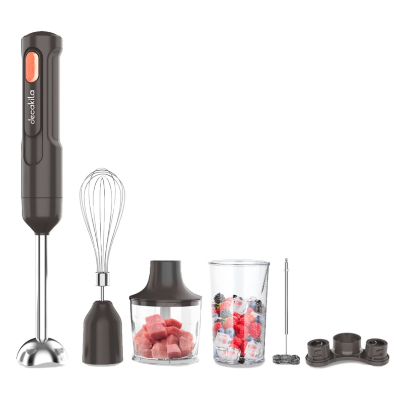 Decakila 5 in 1 Cordless Hand Blender Set 60W – KMJB042G & KMJB042W