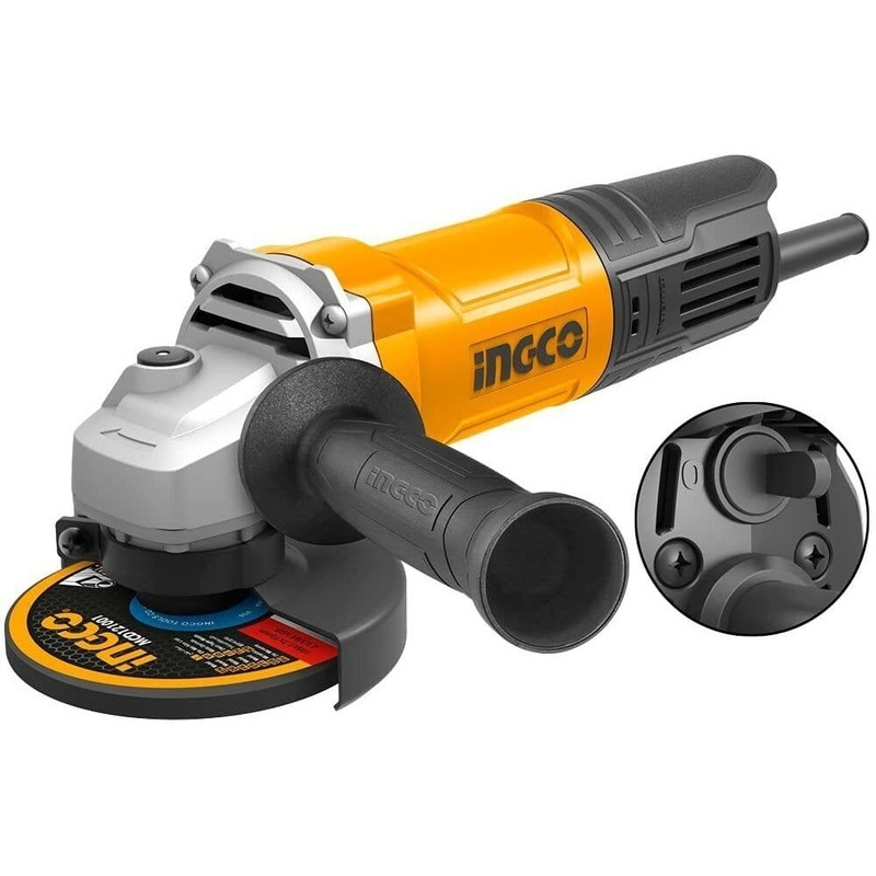 Ingco 5 (125mm) 1100W Angle Grinder with Auxiliary Handle  AG110028
