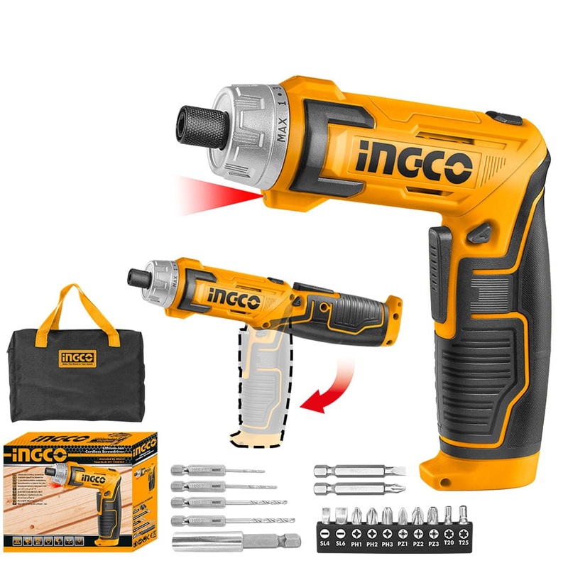 Ingco Lithium-Ion Cordless Screwdriver 8V – CSDLI0802