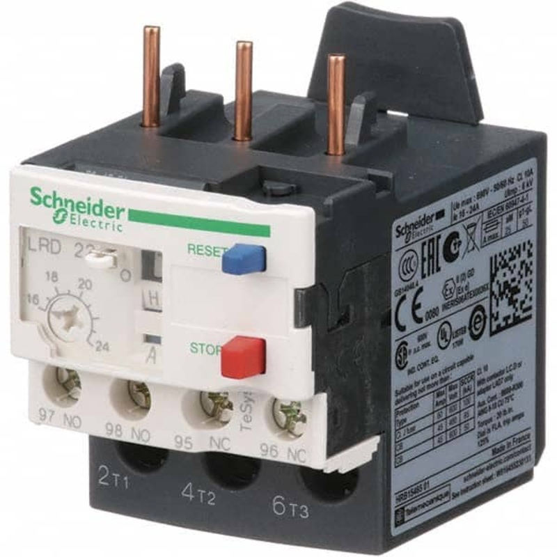 Schneider 3-Pole Relay Overload 16-24A