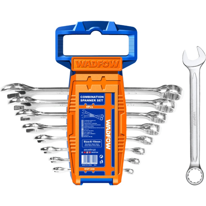 Wadfow 8 Pieces Combination Spanner Set  – WSP1208