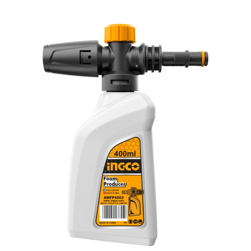 Ingco 400ml Lance Bottle Foam Producer with Adjustable Function  AMFP4002