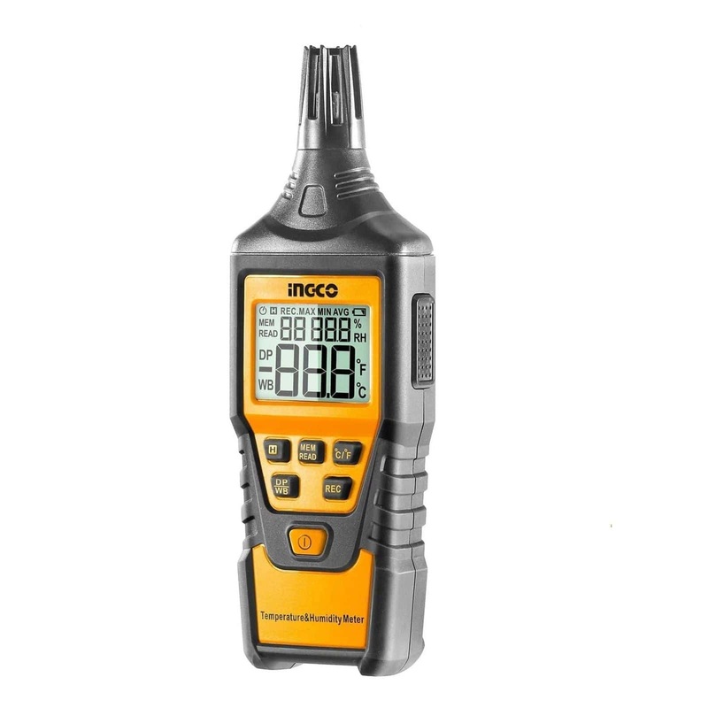 Ingco Digital Humidity & Temperature Meter with Backlight & Dew Point Function  HETHT01