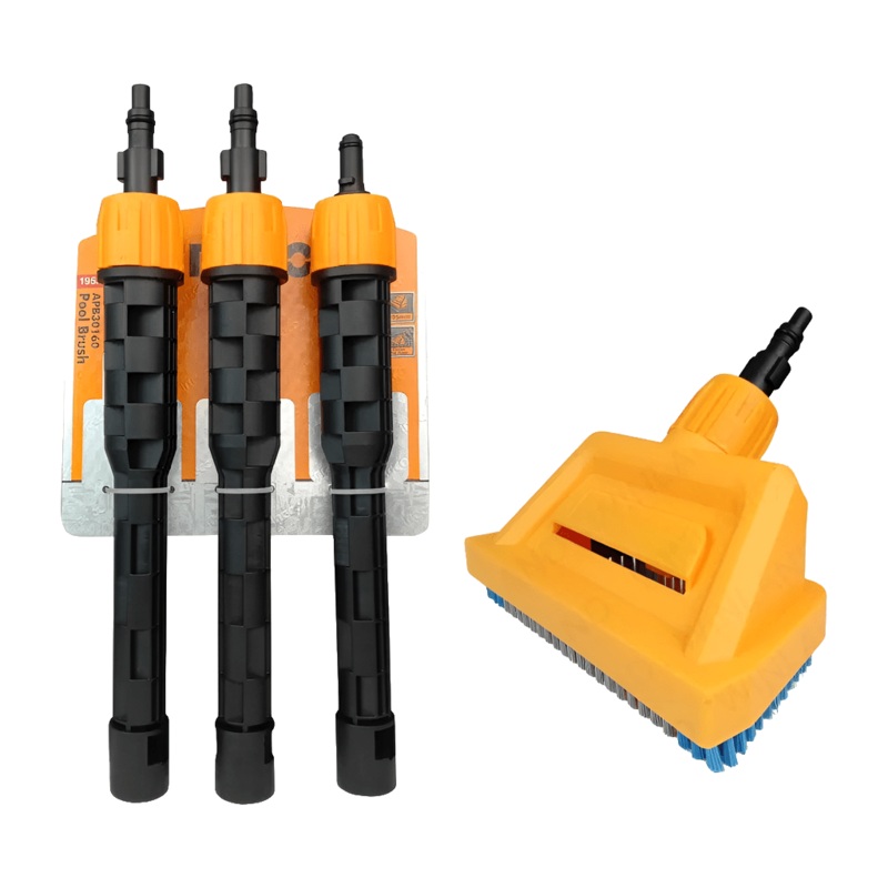 Ingco Pool Brush for High Pressure Washer with 300mm Extension Rods  APB30160