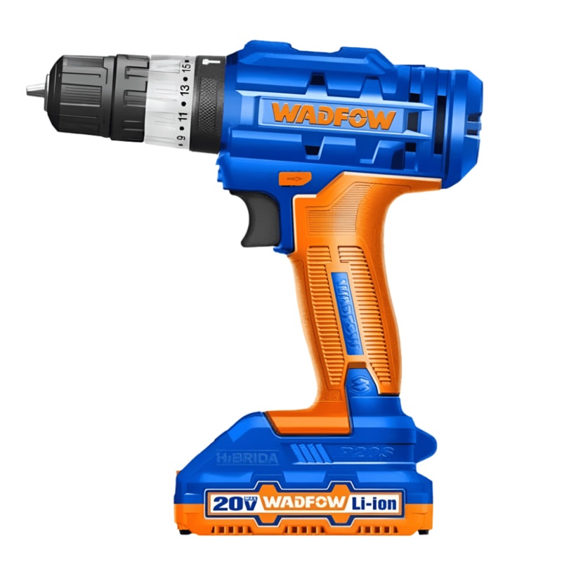 Wadfow Lithium-Ion Cordless Hammer Impact Drill 20V – WCDP522