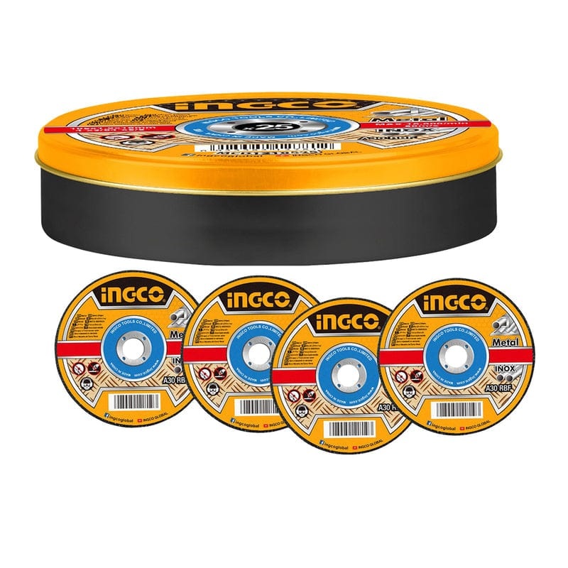 Ingco 25-Piece Ultra-thin Metal Cutting Disc Set 115mm x 1.0mm  MCD11011525