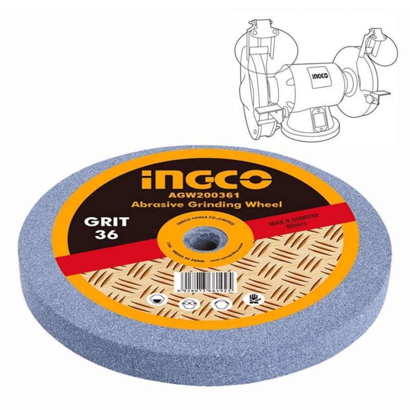 Ingco Abrasive Grinding Wheel 36 Grit – AGW200361