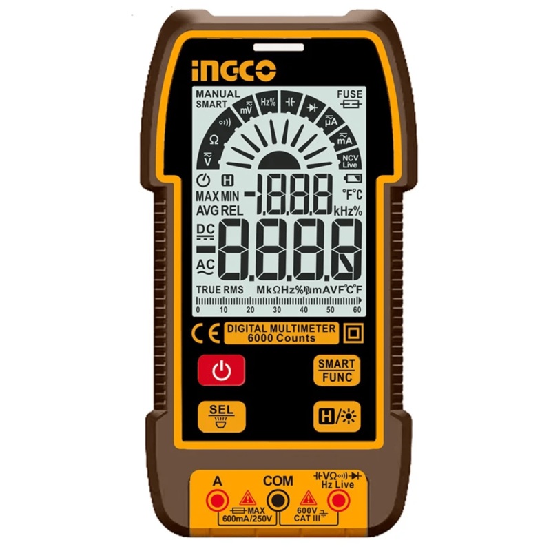 Ingco Digital Electric Multimeter – DM16004