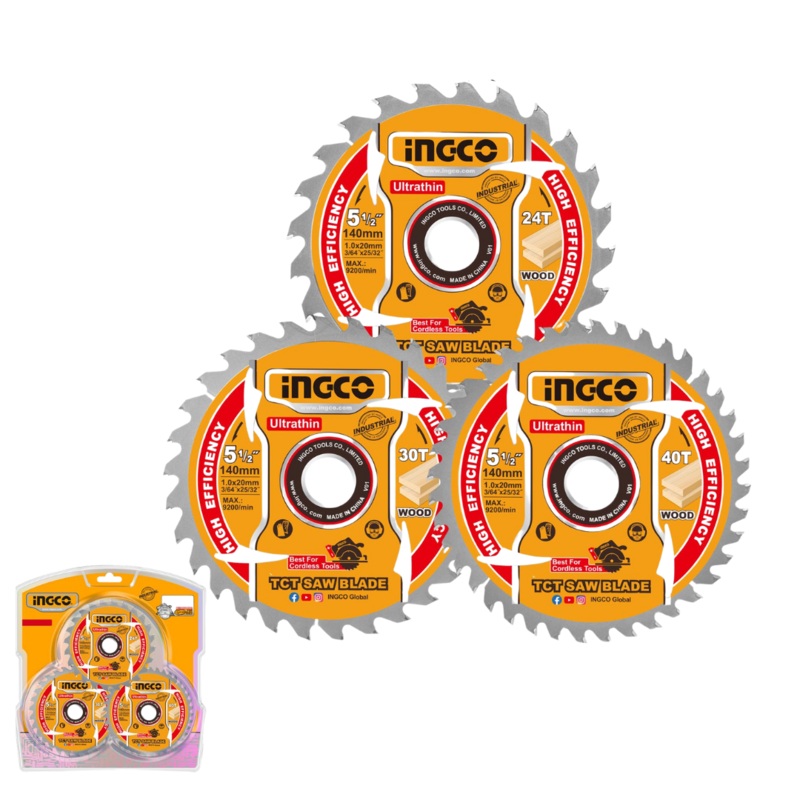 Ingco Ultra-thin TCT Saw Blade Set – TSB4003