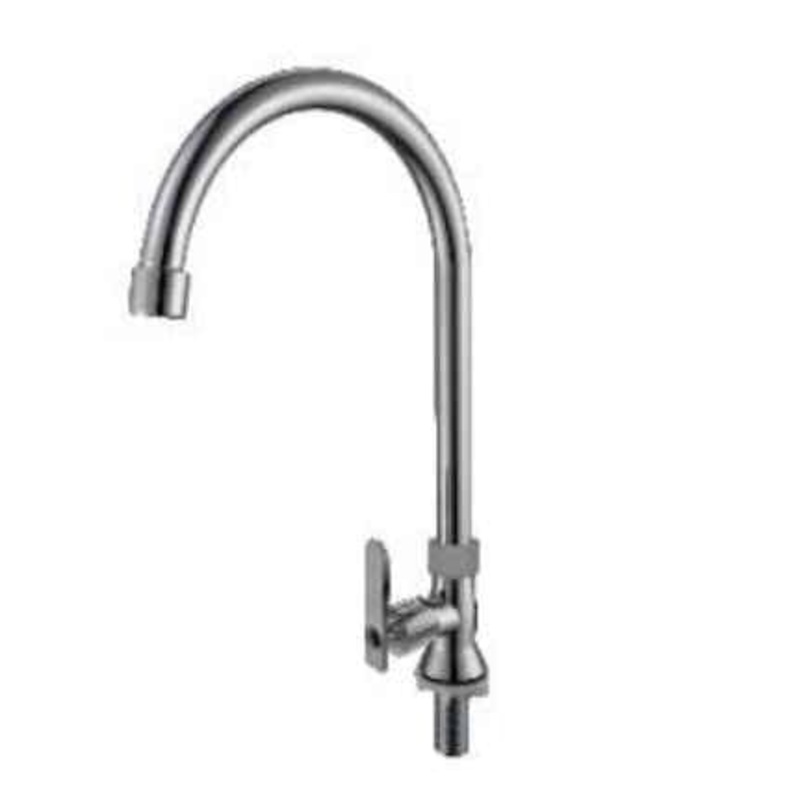 Chrome Deck-Mounted Cold Kitchen Sink Faucet Tap – Z-1006