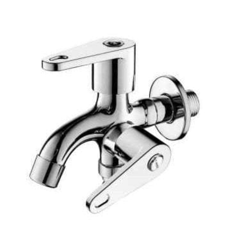 Chrome Two-Way Wall Bibcock Tap – Z-1003