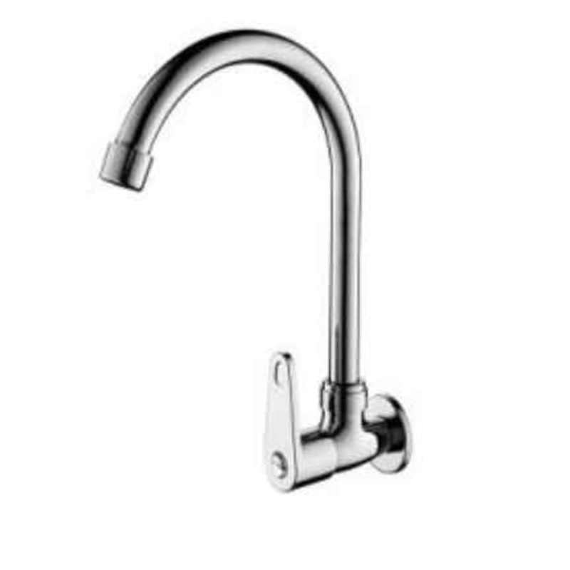 Chrome Wall-Mounted Cold Kitchen Sink Faucet Tap – Z-1005