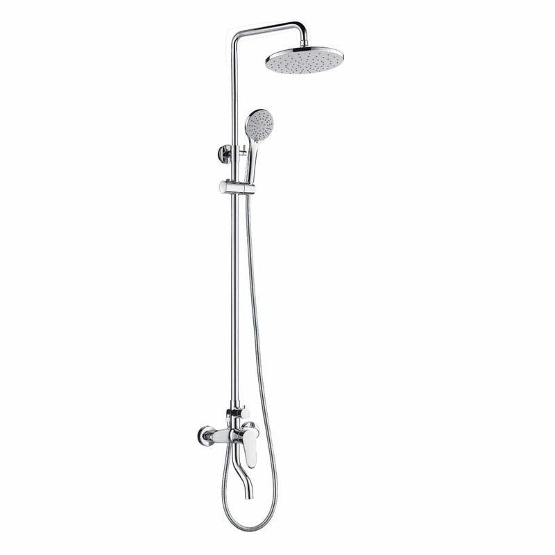 MaxTen 3-in-1 Chrome Hot & Cold Mixer Shower Set – B-9101