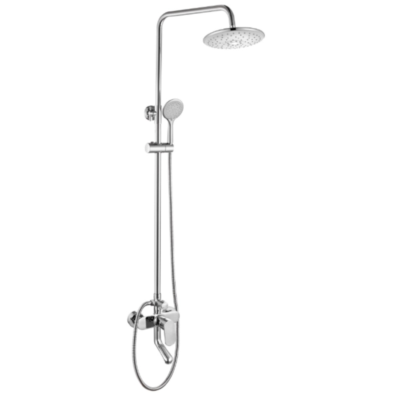 MaxTen 3-in-1 Chrome Hot & Cold Mixer Shower Set – B-9103