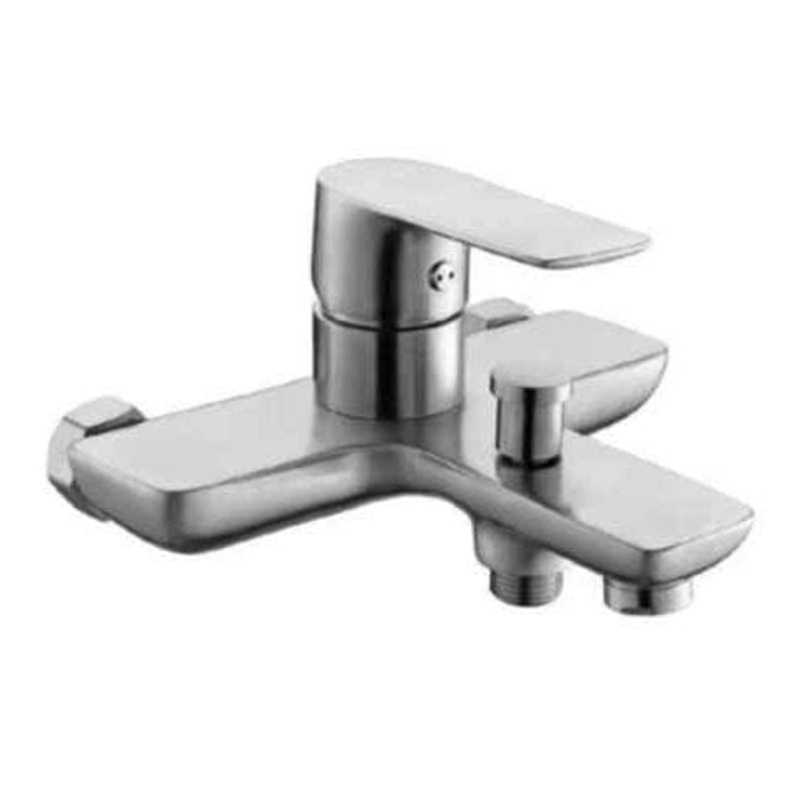 MaxTen Bathroom Stainless Steel Satin Nickel Hot & Cold Shower Faucet Mixer – P04006BN