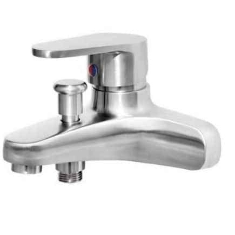 MaxTen Bathroom Stainless Steel Satin Nickel Hot & Cold Shower Faucet Mixer – S50-145