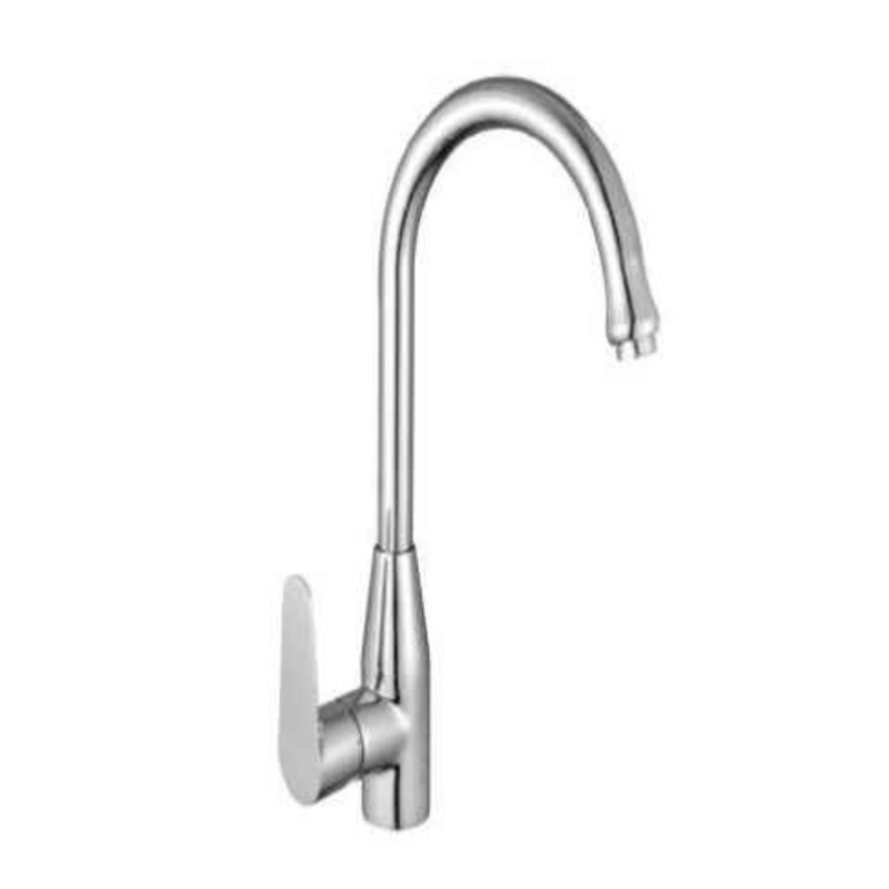 MaxTen Chrome Swan Neck Kitchen Sink Faucet Tap – B-9401