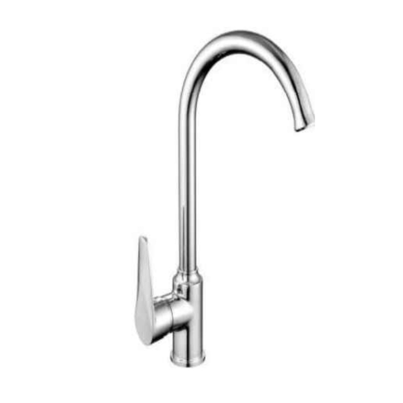 MaxTen Chrome Swan Neck Kitchen Sink Faucet Tap – B-9402