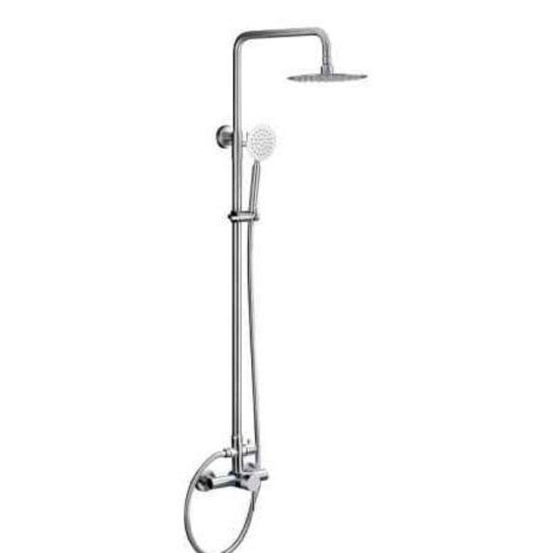 MaxTen Stainless Steel 2-in-1 Satin Nickel Hot & Cold Mixer Shower Set – ST60-303