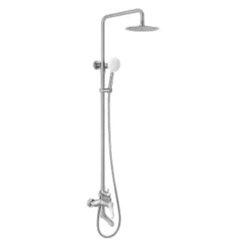 MaxTen Stainless Steel 3-in-1 Satin Nickel Hot & Cold Mixer Shower Set – P05004BN