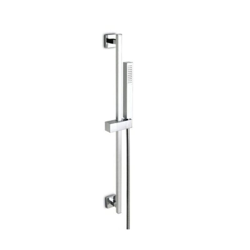 MaxTen Stainless Steel Satin Nickel Hot & Cold Mobile Single Hand Shower Set – ST70-133