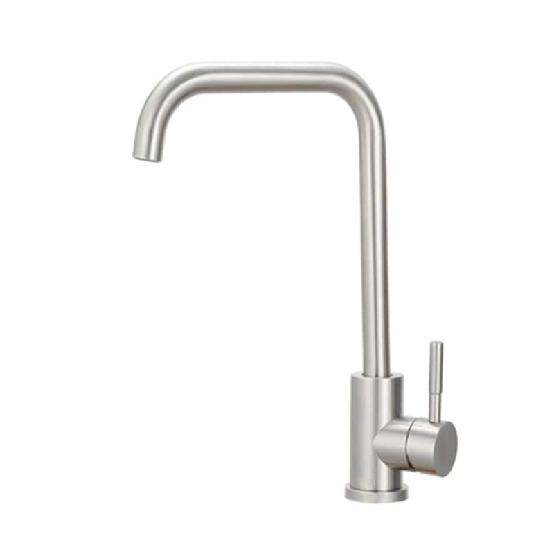 MaxTen Stainless Steel Satin Nickel Kitchen Sink Faucet Tap – P02007BN