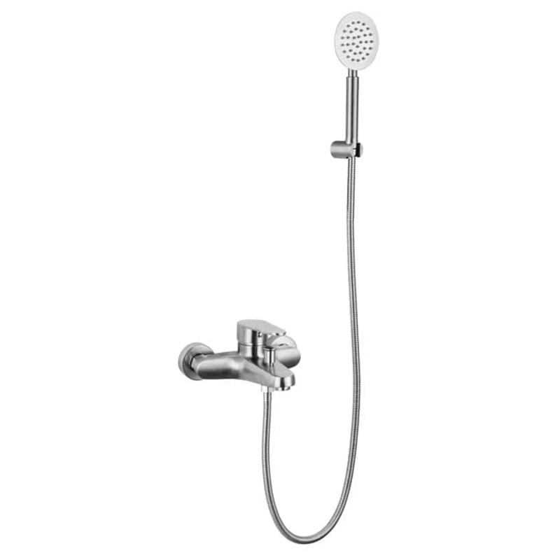 MaxTen Stainless Steel Satin Nickel Two-Function Shower Handle & Mixer Set – ST70-9503
