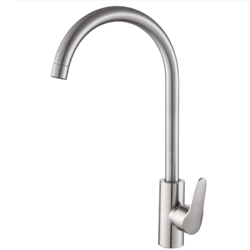 MaxTen Stainless Steel Swan Neck Kitchen Sink Faucet Tap – SC31-830