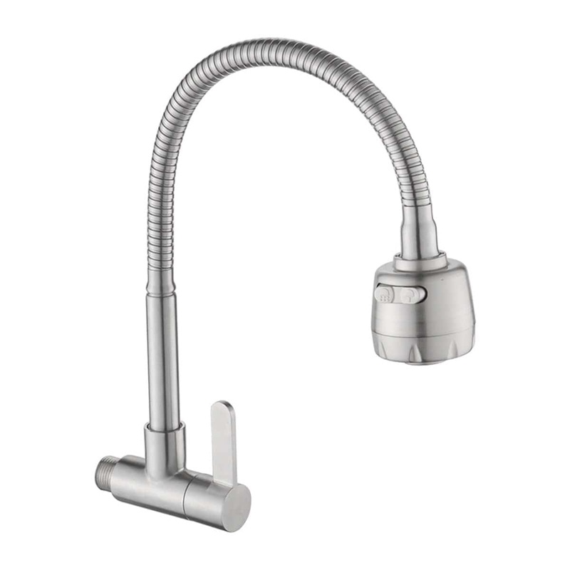 MaxTen Stainless Steel Wall-Mounted Cold Kitchen Sink Faucet Tap – SC31-830C