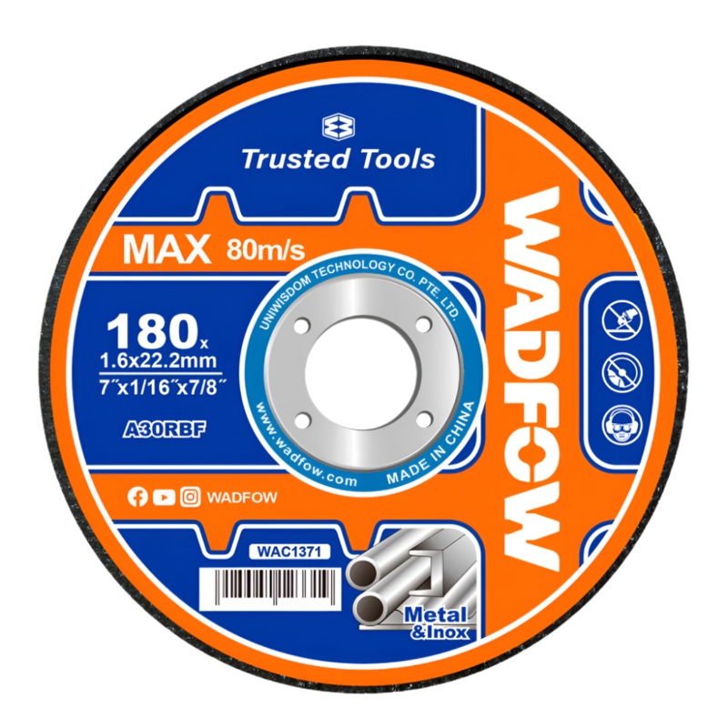 Wadfow 180×1.6mm Abrasive Metal Cutting Disc – WAC1371