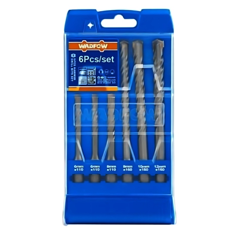 Wadfow 6 Pieces SDS Plus Hammer Drill Bits Set – WHD6B06