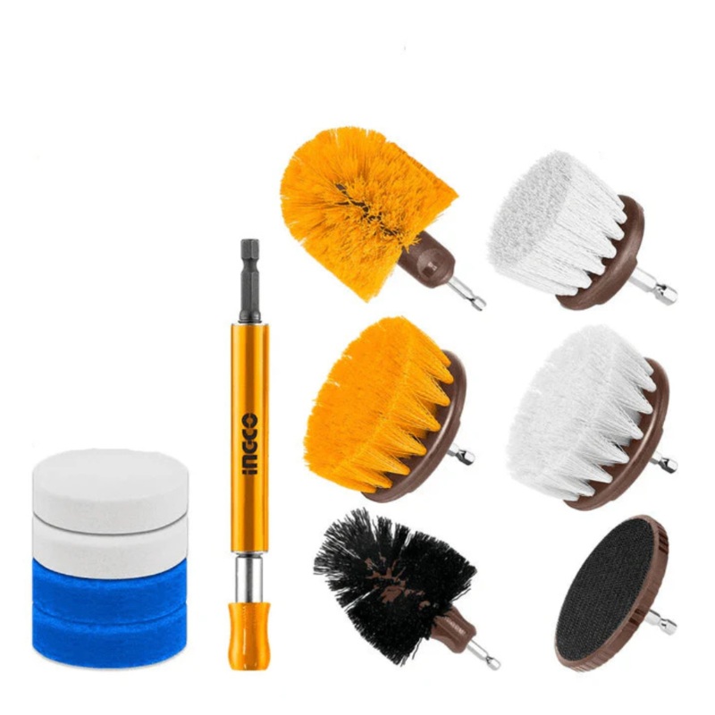 Ingco 11-Pieces Cleaning Brush Set  WCB1101