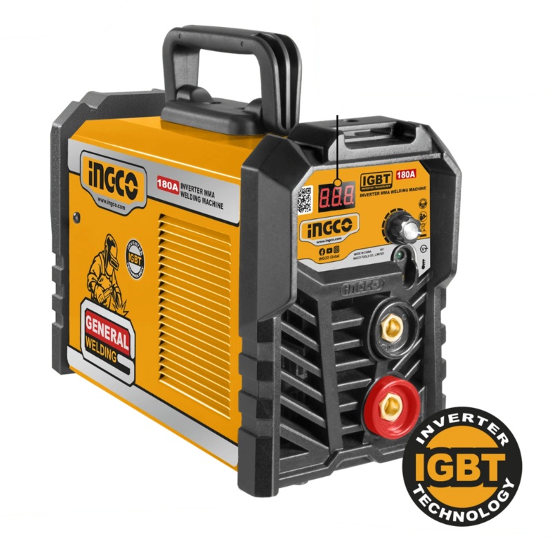 Ingco 180A Inverter MMA Welding Machine with IGBT Technology  ING-MMA18028