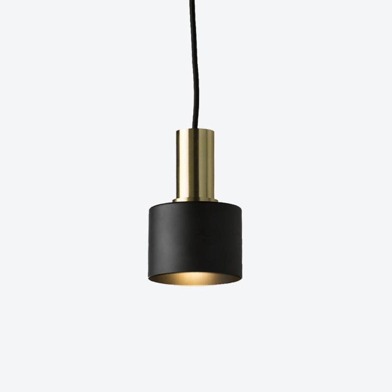 Modern E27 Black Gold Pendant Ceiling Light Fixture – A45