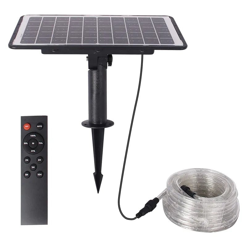 Waterproof Solar Outdoor Strip Light 20/30/40m with Solar Panel – LS1