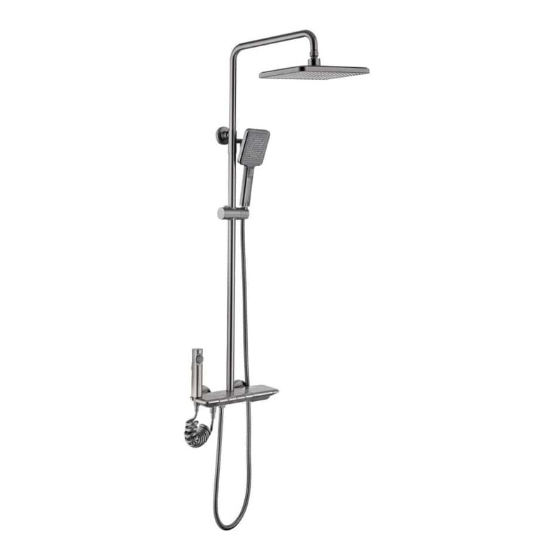Bathroom 4 in 1 Multifunctional Shower Set With Shower Head, Faucet & Spray Gun- CS33 BN