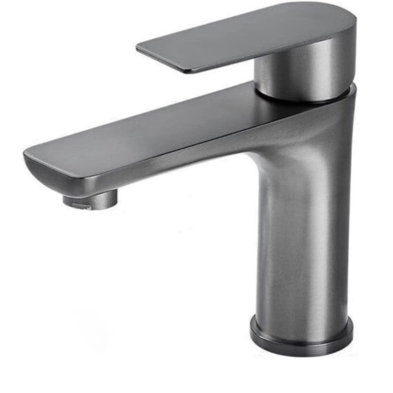 Bathrooms Satin Nickel Single-Lever Hot & Cold Basin Faucet Mixer – CS30 BN