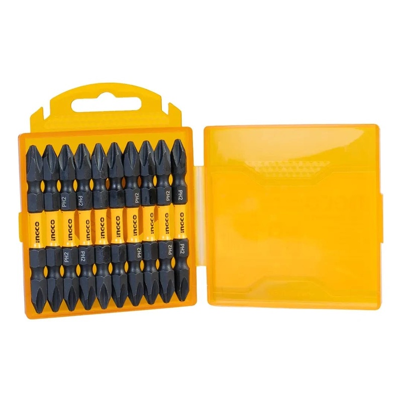 Ingco 10-Piece Impact PH 65mm Screwdriver Bit Set  SDBIM21PH233