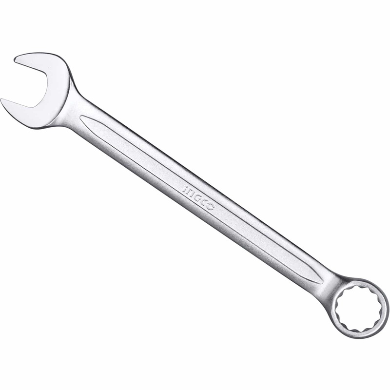 Ingco Combination Spanner 8mm – 16mm Cr-V Material, Chrome Plated  HCSPA Series