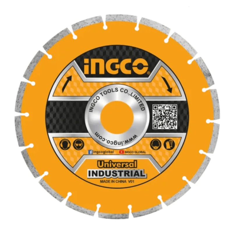 Ingco Laser Welded Rim Diamond Disc for Asphalt Cutting 405mm  DMD064051
