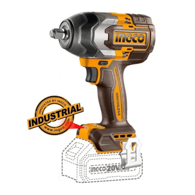 Ingco Lithium-Ion Cordless Impact Wrench – CIWLI2085