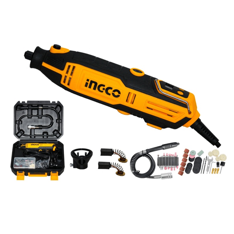 Ingco Mini Grinder 130W with 109 Pieces Accessories – MG2008